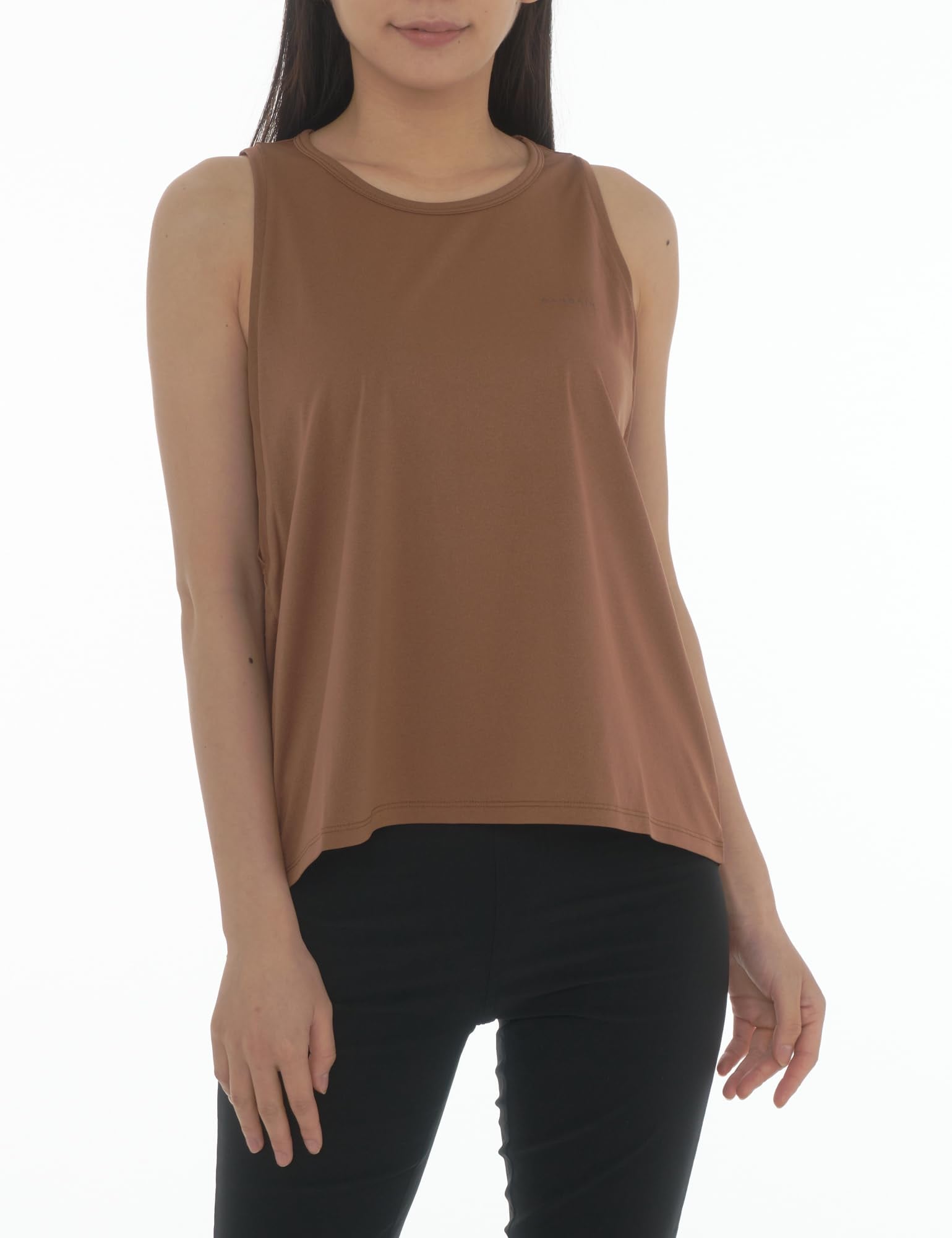 [ダンスキン] タンクトップ 軽量 吸汗速乾 UVガード サップルスキンタンク DC524305 レディース エジプシャンレッド L