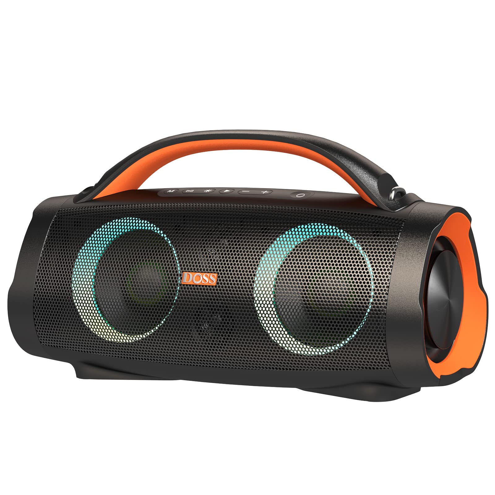 DOSS Extreme Boom Pro Bluetoothスピーカー ワイヤレス 100W 大音量 20時間再生 IPX6防水 ポータブル ブルートゥース 低音強化 パッシブラジエーター搭載 US