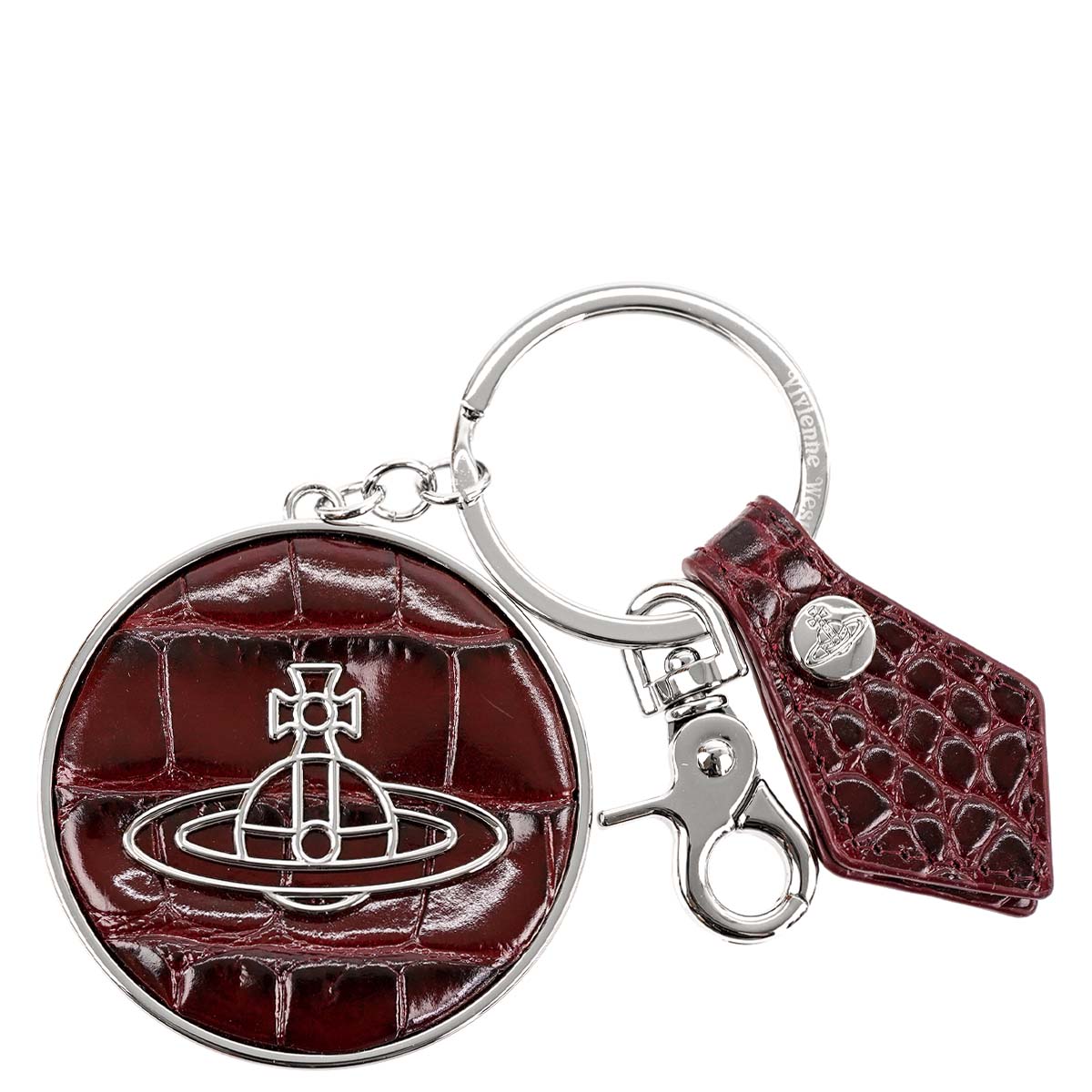 キーリング 82030103 L0039 CROCODILE THIN LINE ORB KEYRING レディース I401 B