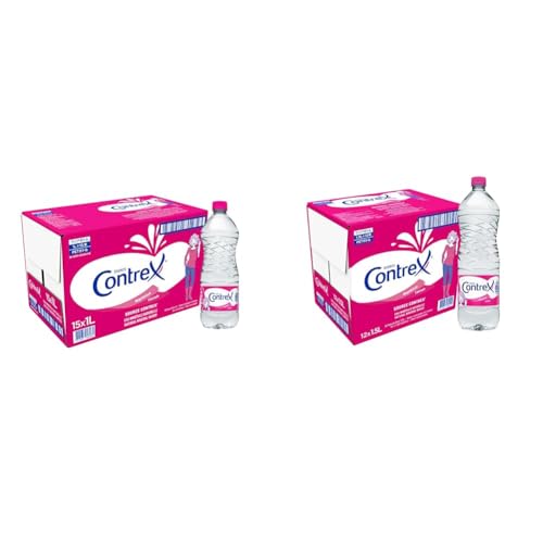 【セット買い】コントレックス 1.0L [正規輸入品] ×15本 + コントレックス 1.5L 水 [正規輸入品] ×12本