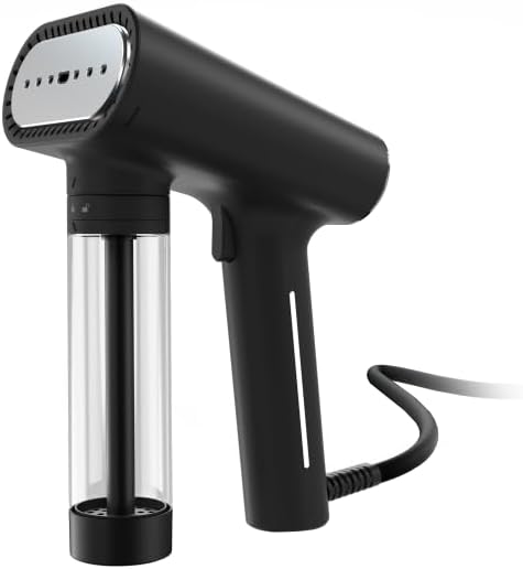 スチームワン(SteamOne) 衣類スチーマー S-Nomad NS1750B ブラック 軽量/パワフル18gスチーム/30秒起動/容量150ml/ペットボトルで連続使用可能 10,858円