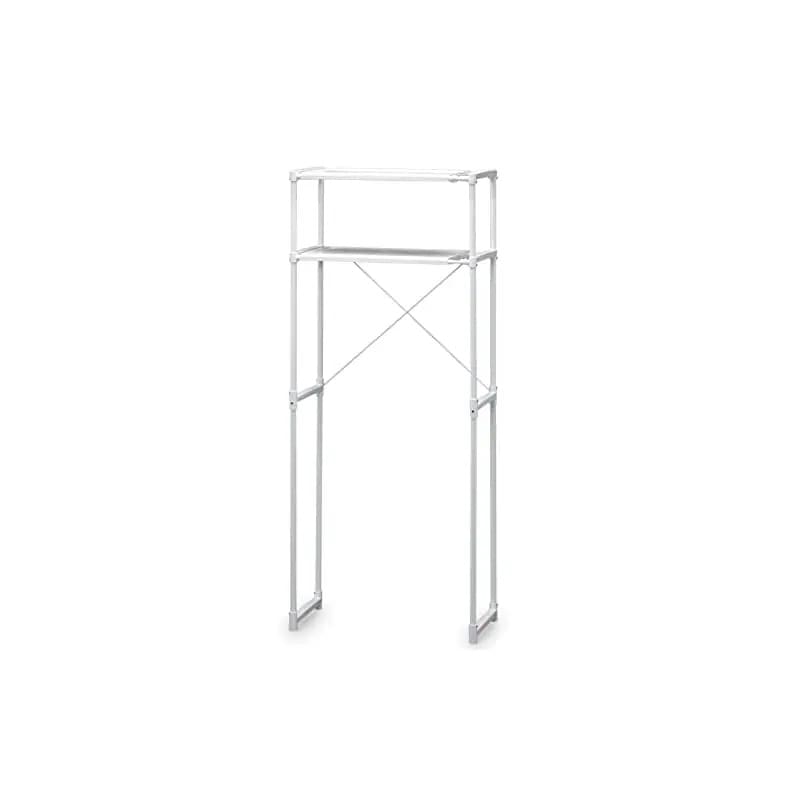 【即納】アイリスオーヤマ ランドリーラック 幅約66.595cm奥行約31.5高さ約155 横幅伸縮 フラット棚 LR-155P