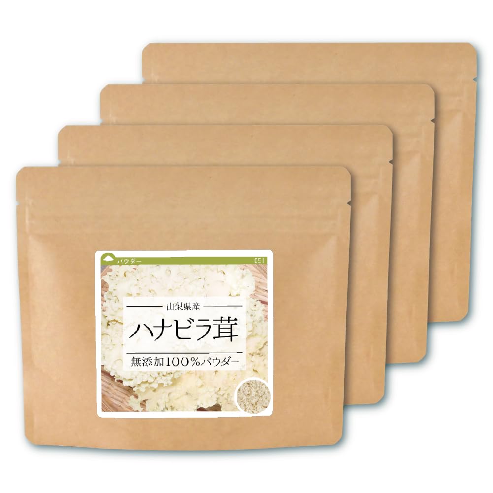 健康・野草茶センター ハナビラ茸(国産)無添加100%パウダー40gx4個