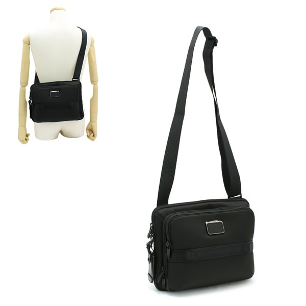 ショルダーバッグ 0232796D Alpha Bravo ブラック サーヴィス クロスボディ バッグ メンズ レディース