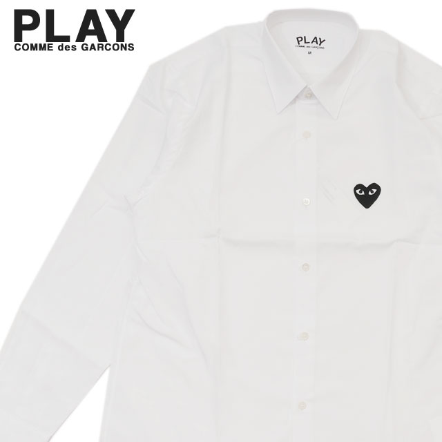 プレイ コムデギャルソン PLAY COMME des GARCONS Black Heart L/S Shirt 長袖シャツ WHITE 216-001651-030 28,066円