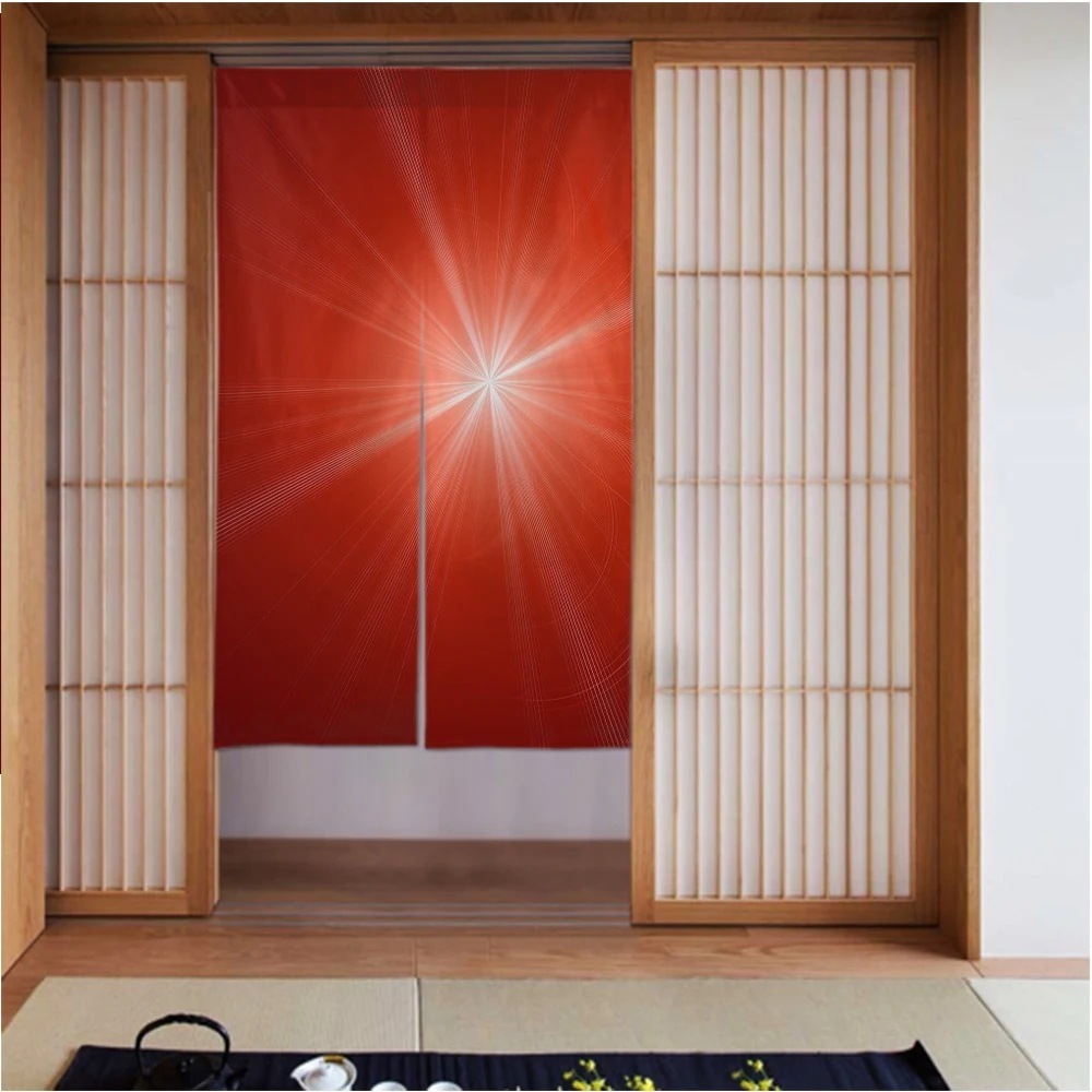 カーテン3456in クリスマス-スター-出現-背景-b 良いドレープ滑らかでしわになりにくい