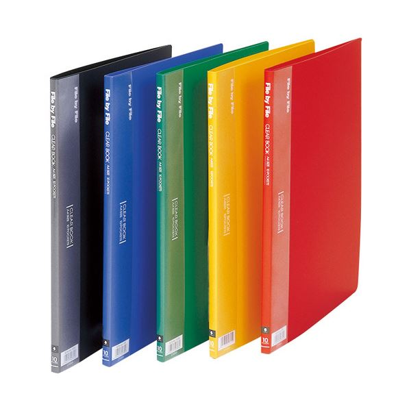 （まとめ） ビュートン クリヤーブック20P BCB-A4-20 A4S イエロー(×20セット)