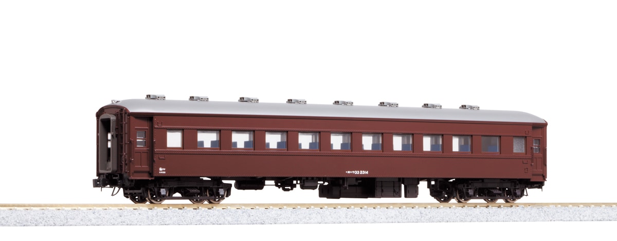 カトー 【再生産】(HO) 1-514 オハフ33 茶 カト-1-514 オハフ33チャ