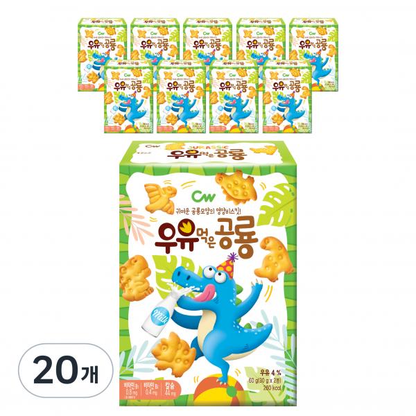 チョンウ食品 牛乳を食べた恐竜ビスケット 청우식품 우유먹은공룡 비스킷