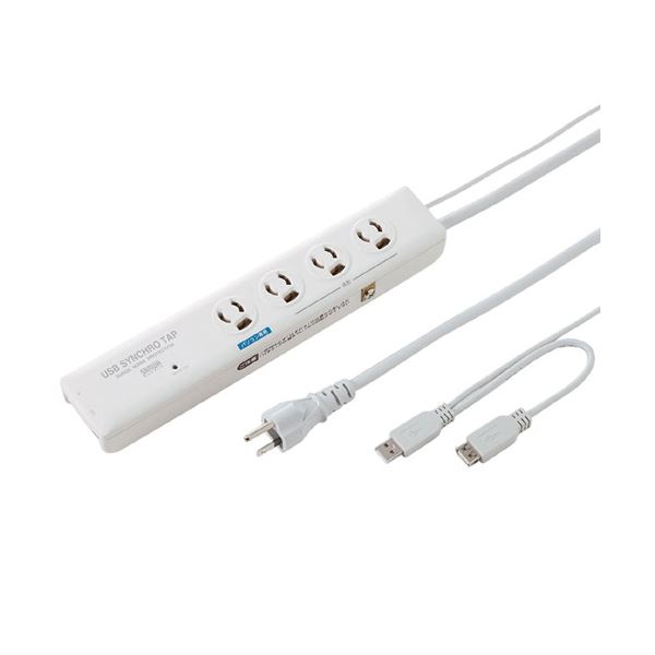 5個セット YAZAWA 雷ガード付コーナータップ2AC+1USB2.4Aホワイト H6CK3001UWHX5 : ヤザワ 雷ガード付コーナータップ2AC+1USB2.4Aブラック