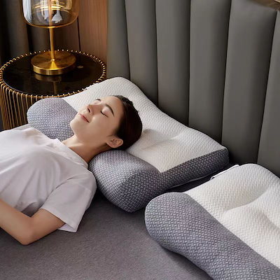 人間工学に基づ 逆牽引頸椎修復枕 頸椎矯正 睡眠を...のサムネイル