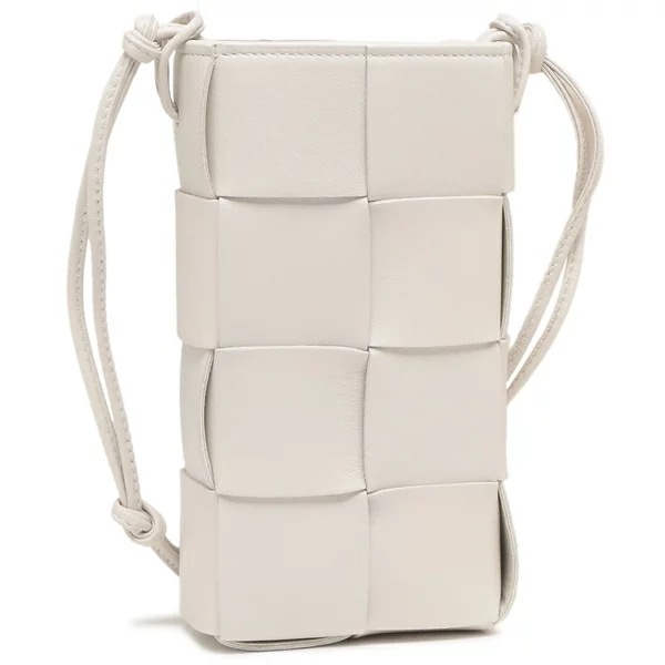 スマホケース ストラップ フォンケース スマホポーチ ホワイト レディース BOTTEGA VENETA 730541 VCQC4 9143 58,680円