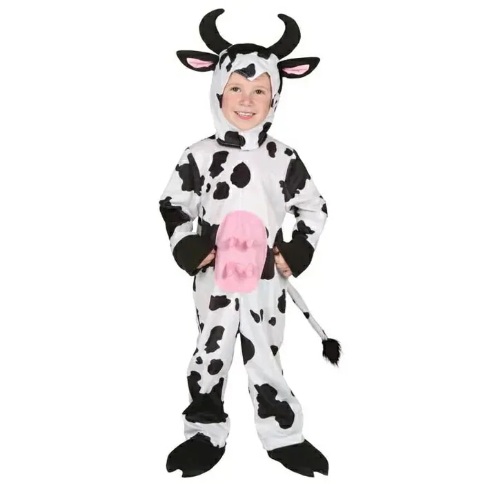 ハロウィン 衣装 子供用 ホルスタイン 乳牛 動物 アニマル 全身 ハロウィン キッズ コスプレ ハロウィン コスチューム 赤ちゃん ハロウィーン　衣装　ハロウィン衣装 イベント