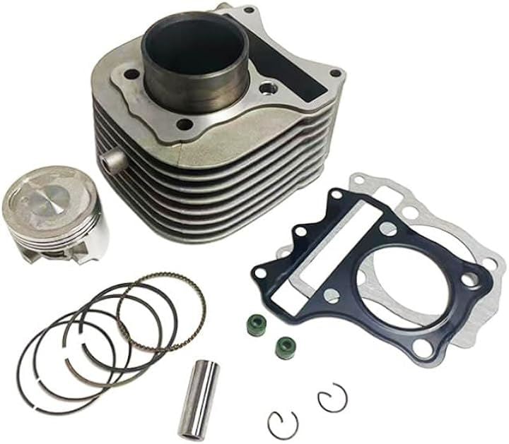 スズキ アドレス V125 G/S シリンダー キット ボア/内径 53.5mm CF46A CF4EA CF4MA バイク ピストン ピン リング ガスケット ヘッド チューンアップ