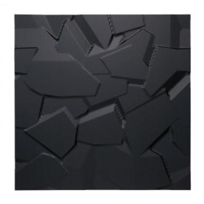 プラデック ウォール アート「クリスタル」 ブラック PL-15006