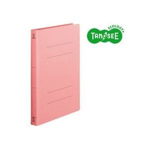 （まとめ）TANOSEE フラットファイル バインダー 2穴 厚とじWA4タテ 250枚収容 ピンク 10冊入20パック