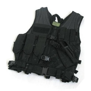 MV-1 タクティカル ベスト ブラック ナイロン100％ ポケット付き レプリカ ミリタリーウェア 軍モノ ミリタリーグッズ
