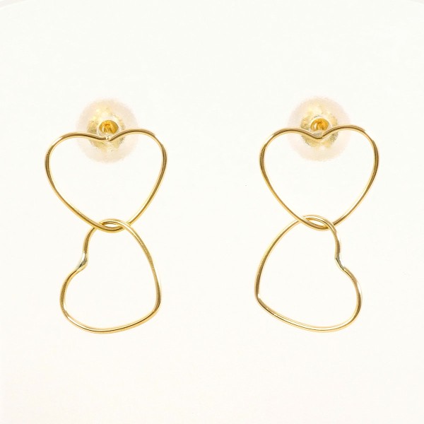 K18 18金 YG ピアス ジュエリー 中古