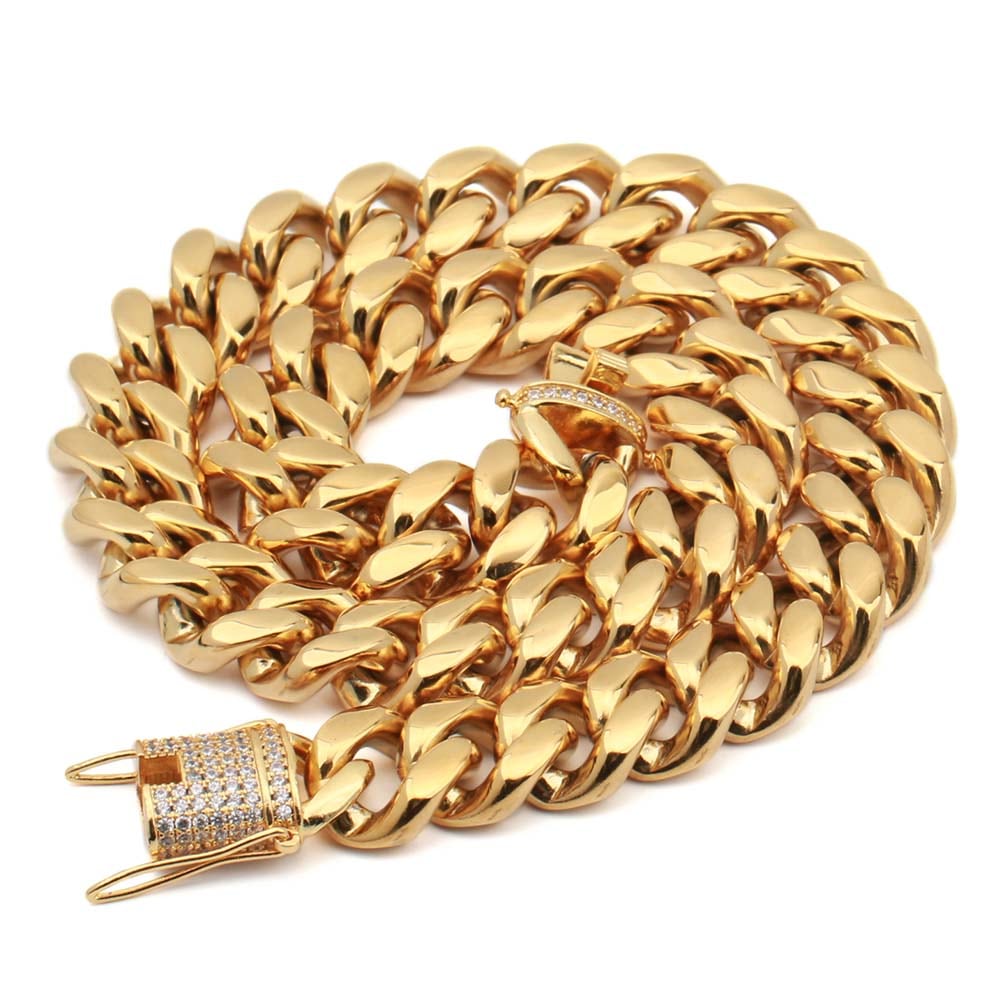 ステンレス 喜平ネックレス 幅18mm [n390-g-18mm]