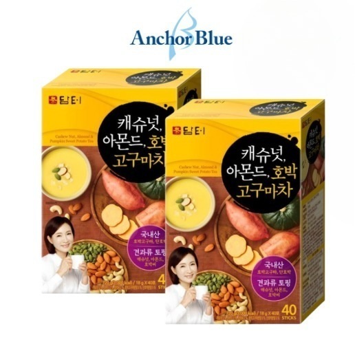 1+1 カシューナッツアーモンドカボチャサツマイモ40個/線式ダイエット/韓国茶/健康茶/韓国朝食