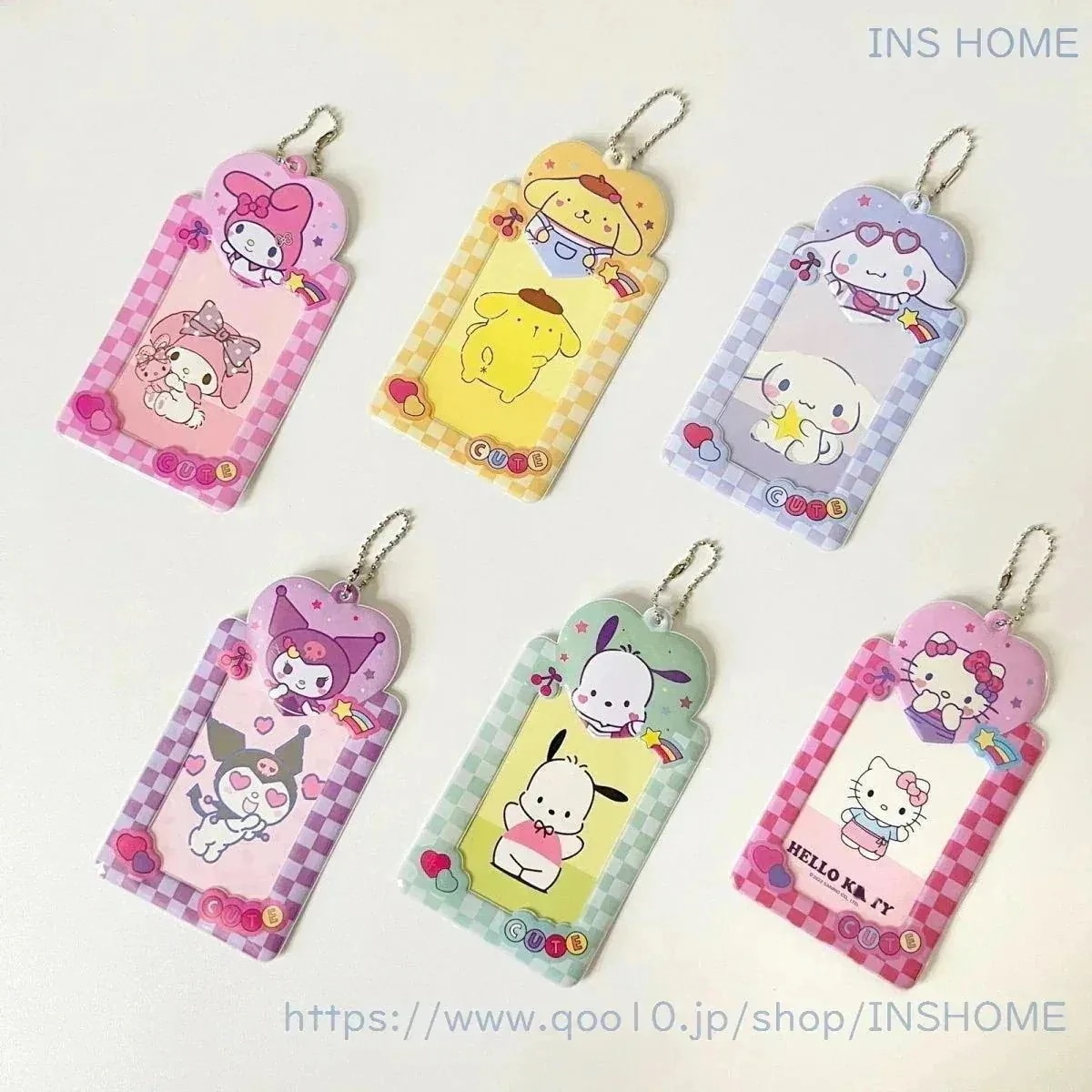 【2個買うと1個無料】サンリオLucky bagマイメロ マイメロディ シナモロール キティちゃん ポチャッコ クロミ トレカケース かわいい カードケース キーホルダー 3インチ 推し活 韓国アルバ