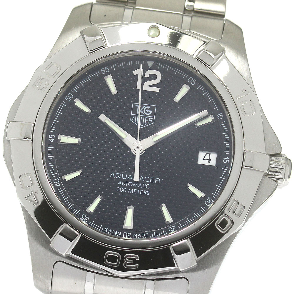 タグホイヤー TAG HEUER WAF2110-0 アクアレーサー デイト 自動巻き メンズ _846161【中古】
