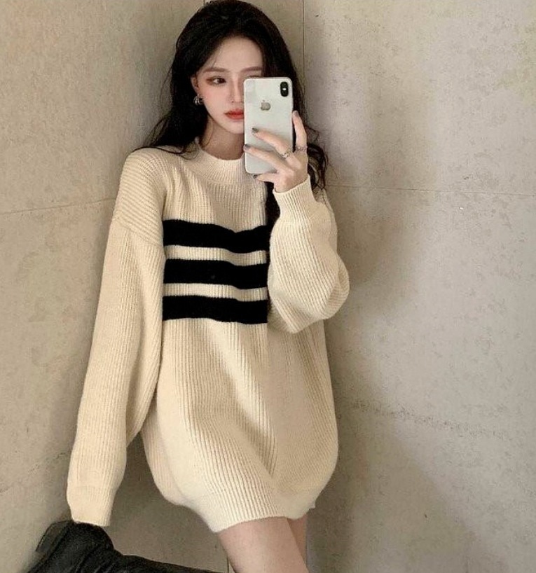 ワンピース デート モテアイテム ニットワンピ ミモレ丈 長袖 ウール 可愛い きれいめ 上品 おしゃれ かっこいい 可愛い ラブリー キュート ガーリー クール モード系 セクシー