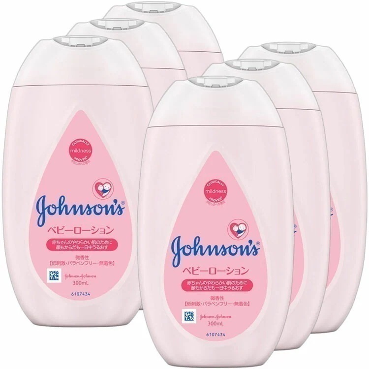 (6個セット)ベビーローション ボディローション 微香性 ジョンソンベビーローション 微香性 300ml
