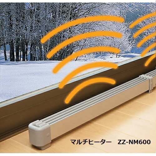結露防止足元ヒーター マルチヒーター ZZ-NM600 ナカガワ工業 窓