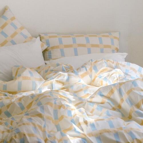 WARMGREYTAIL 単品* コットンモダール 布団 Dot Blue Stripe