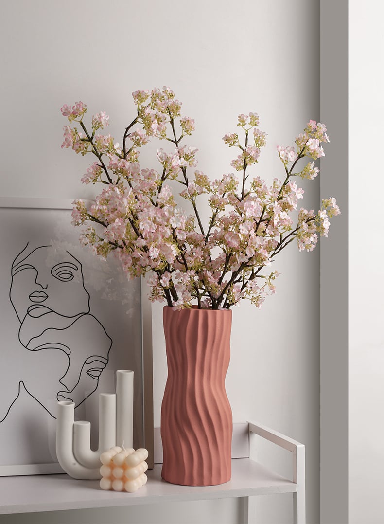 モランディ花瓶 シンプルリビングドライフラワー置物