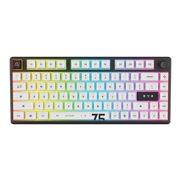 Arbiter Studio as-polar-75-pro-black-kitsune-fuji-pro ブラック 磁気キーボード (英語配列81キー)