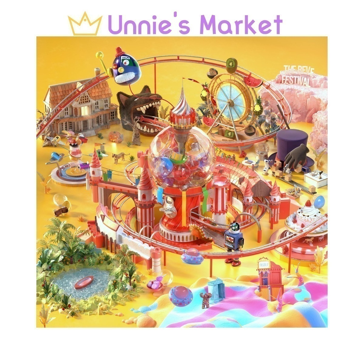 [SET] Red Velvet album The ReVe Festival Day 1 ver. + Free Photocard(fan-made) 1EA