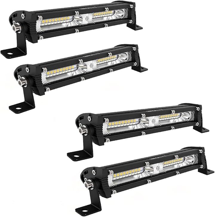 LEDライト 作業灯 LED作業灯 デイライト ライトバー ワークライト 12V 7インチ バーライト 5,080円