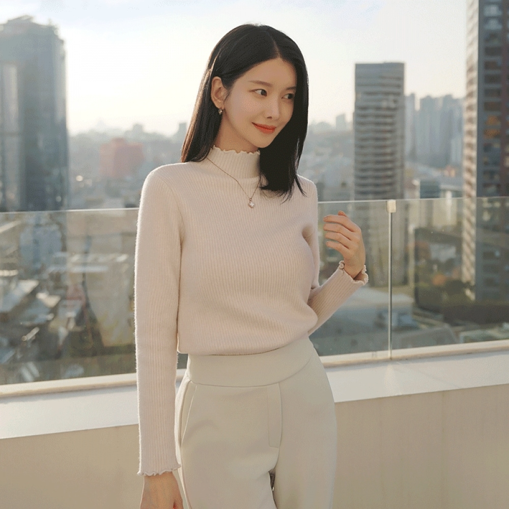 Click & Funny [ミンク] リディウェーブポラニット