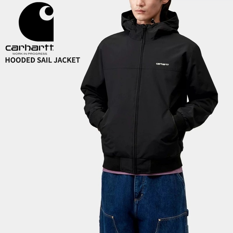 カーハート ダブリューアイピー メンズ ナイロンジャケット Carhartt WIP フーデット セイル ジャケット アウター ワークウェア I028436