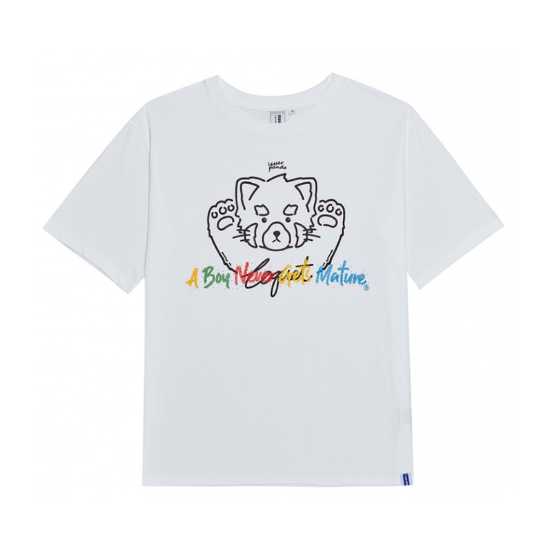 [ZB1 ジャンハオ 着用] lesser panda face beeds color T 韓国 アイドル 半袖 tシャツ レディース メンズ ゼロベースワン ボイプラ BOYS PLANET