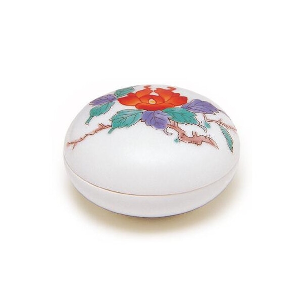 香合 錦牡丹 有田焼 28015