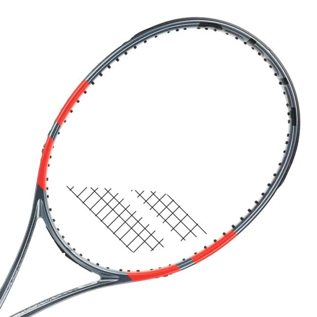 バボラ(Babolat) 2025 PURE STRIKE TEAM ピュアストライク チーム (285g) 海外正規品 硬式テニスラケット 101580-3018グレー×Nオレンジ