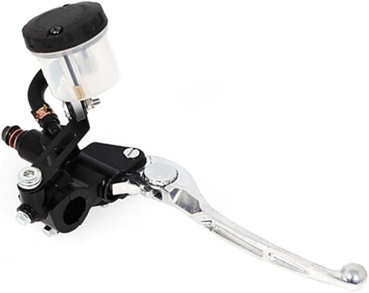 バイク 用 タンク 別体式 ブレーキ マスターシリンダー 横型 ハンドル径 22mm スイッチ レバー カワサキ スズキ 汎用 社外品