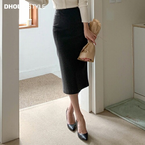 両起毛ダーツラインロングスカート・p626995