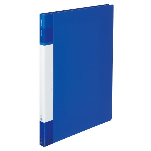 （まとめ買い）クリヤーブック Glassele 固定式/背ポケットタイプ A3タテ 40ポケット ブルー ラ-GLB43B [x3] 4,710円