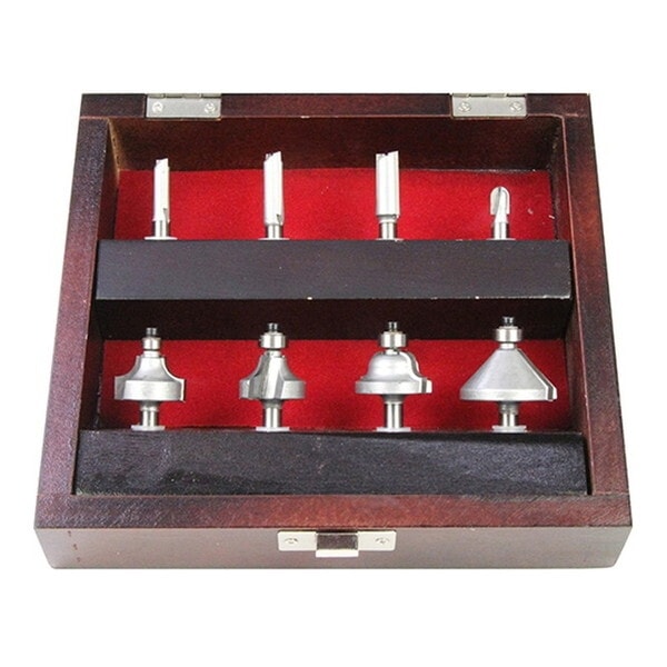 E-Value 超硬ルータービットセット ERB6-8 6MMジク