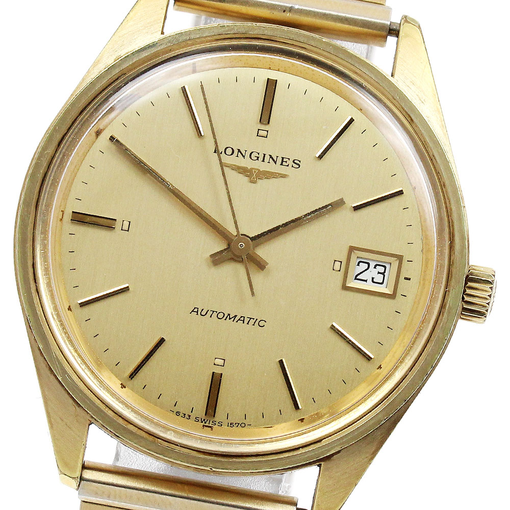 ロンジン LONGINES cal.L633.1 デイト 自動巻き メンズ _896121【中古】