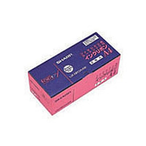 （まとめ）ファクシミリ用カートリッジ付インクリボン A4幅 30m巻 1箱（2本）[x3]