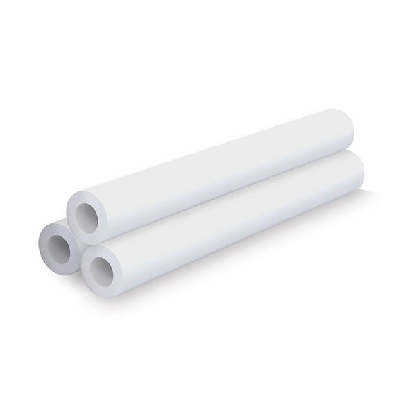 (まとめ)TANOSEE普通紙ロール(コアレスタイプ) A0ロール 841mm60m 81.4g 1セット(3本)3セット