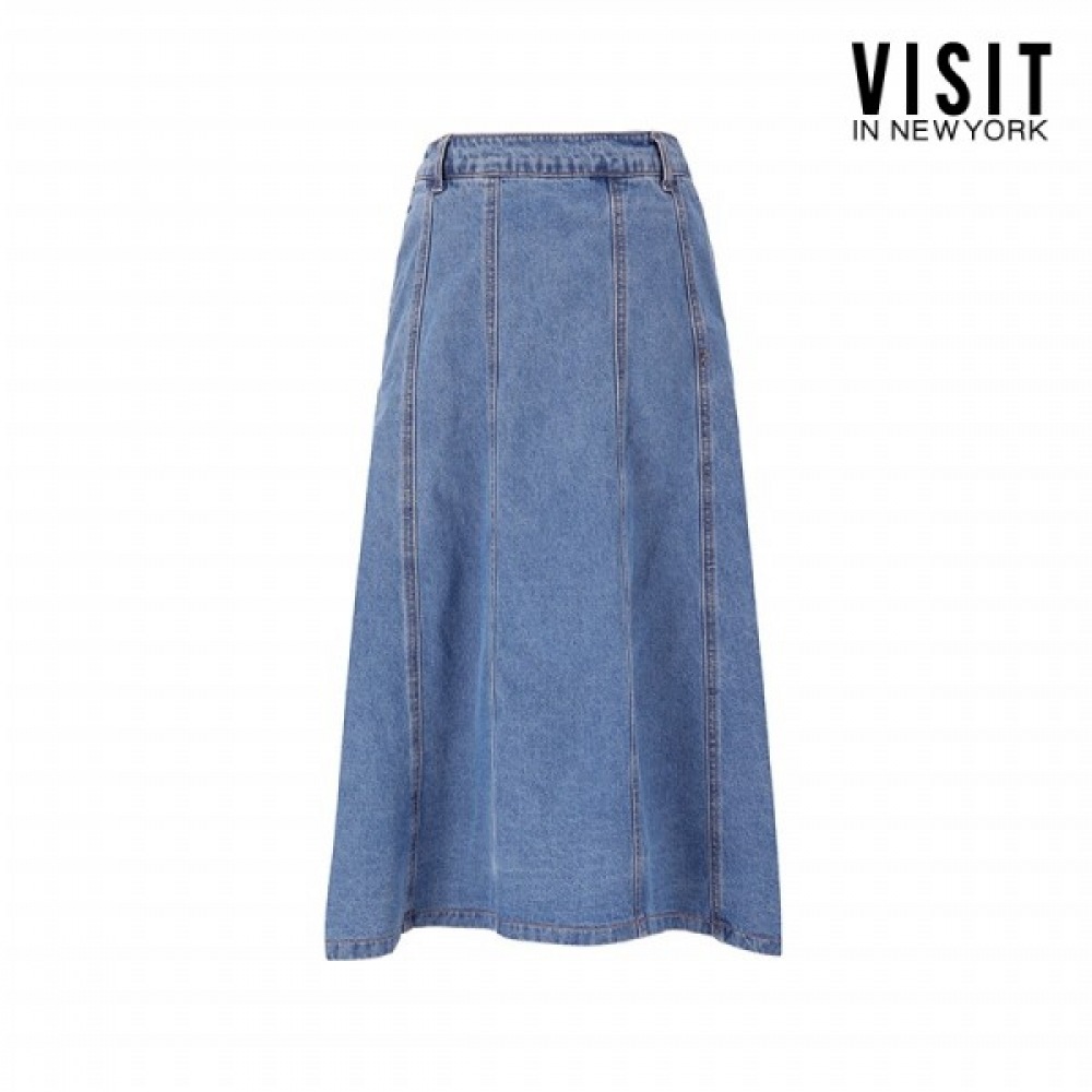 (ニューヨーク訪問) ベーシックデニムフレアスカート (VY4DS21)
