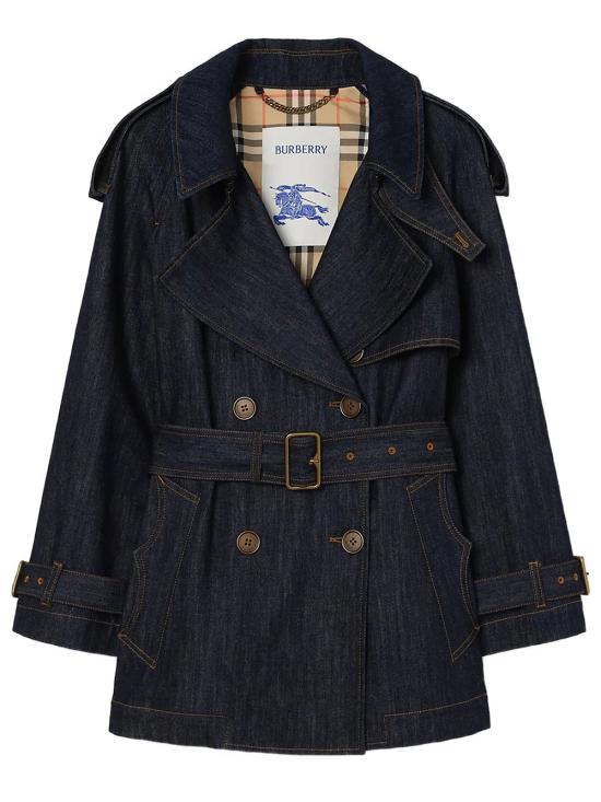 BURBERRY Women Trench Coats 8126364 A1185 DARK INDIGO
