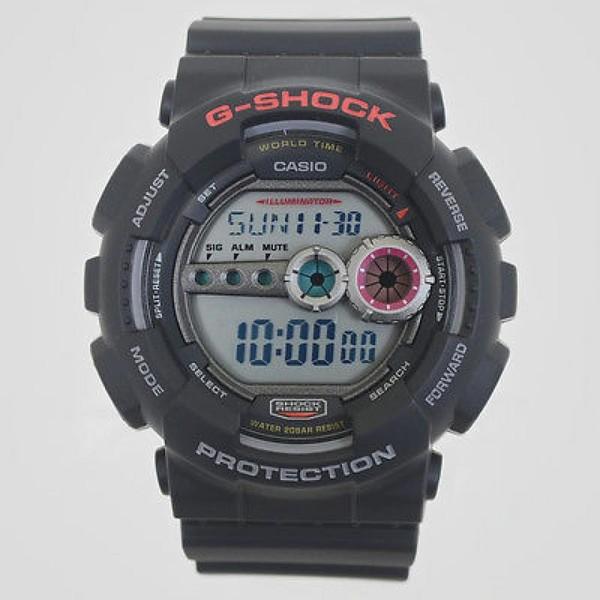 CASIO G-SHOCK Authentic Wrist Watch Black GD-100-1AJF Brand-new with Guarantee