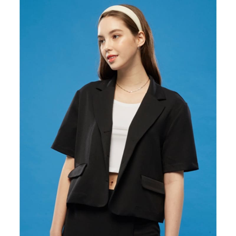 KOLEAT / Crop Oversized Fit Jacket 2color 半袖ジャケット